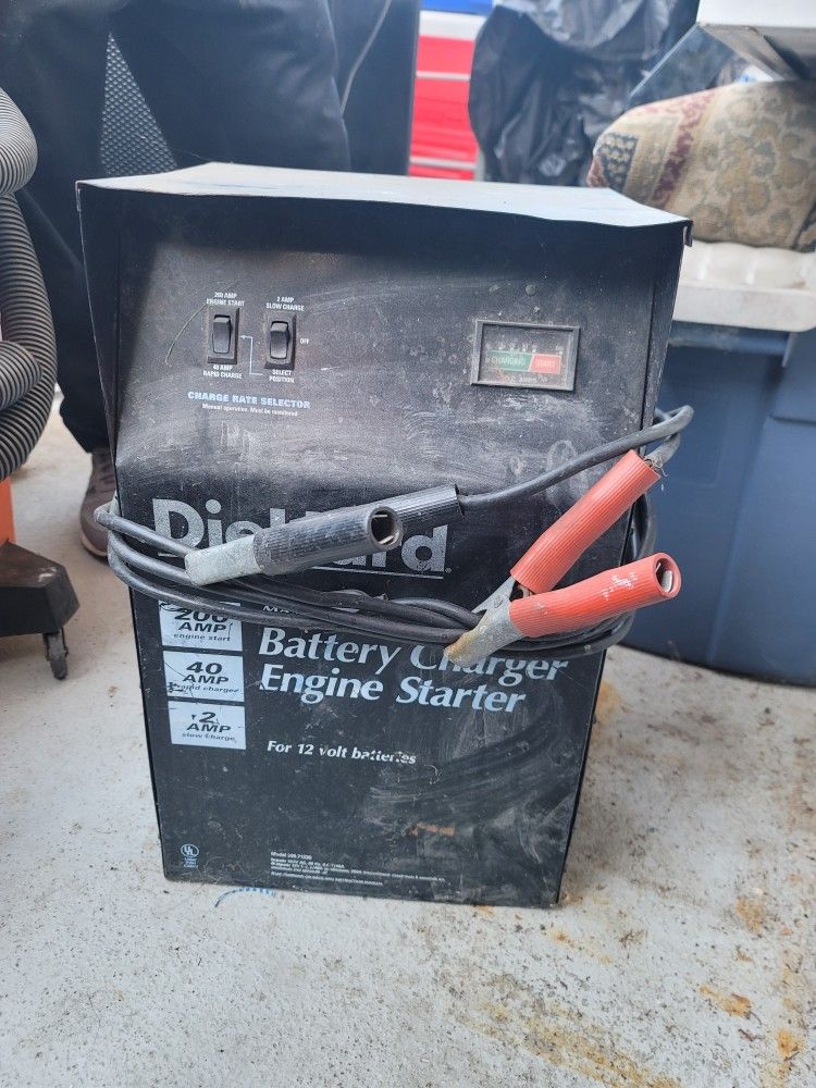 Diehard Battery Charger Engine Starter