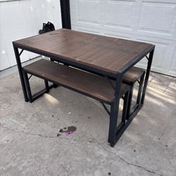 Kitchen Table With Benches