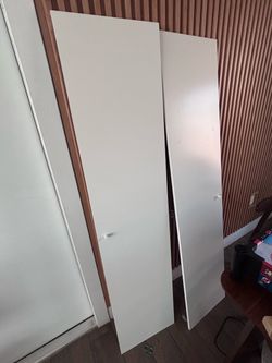 White Cabinet or Wardrobe Doors – Set of 3