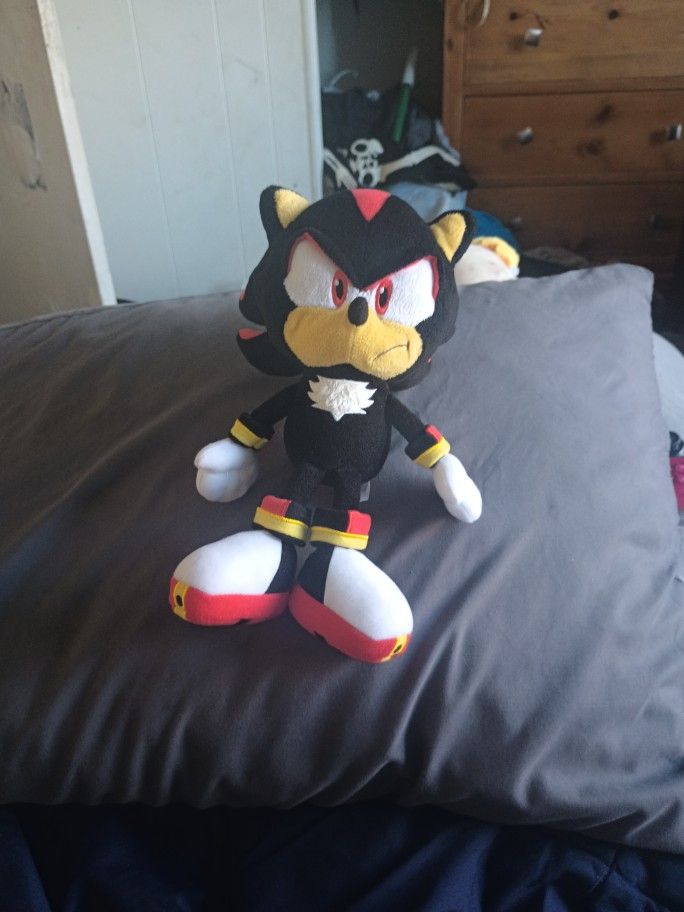 2012 Sanei Sonic The Hedgehog Shadow Plush RARE