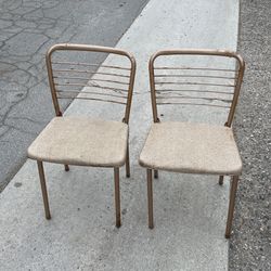 Set Of Vintage Folding Chairs