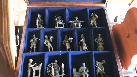 People of colonial America pewter st