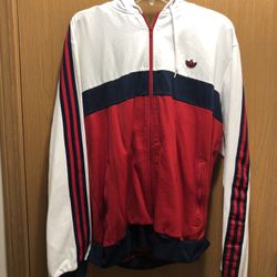 Used Hooded ADIDAS sweater/track Jacket