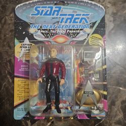 Playmates Toys Star Trek Space Talk Series Captain Jean-Luc Picard Action Figure