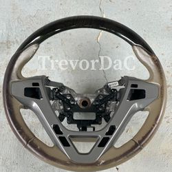 Acura MDX OEM Wood~Leather Steering Wheel.