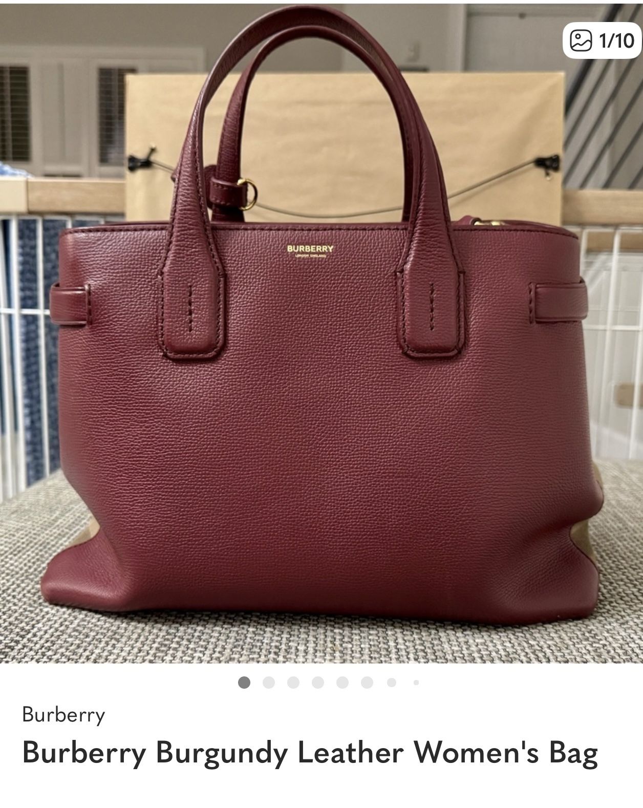 Burberry Leather Handbag