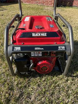 LIKE-NEW HONDA BLACKMAX GENERATOR — Runs Perfect !! Low Hours !!