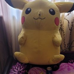 Pokemon GIANT Stuffed Big Pikachu Used