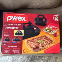 Pyrex 8 Piece Glass Bakeware