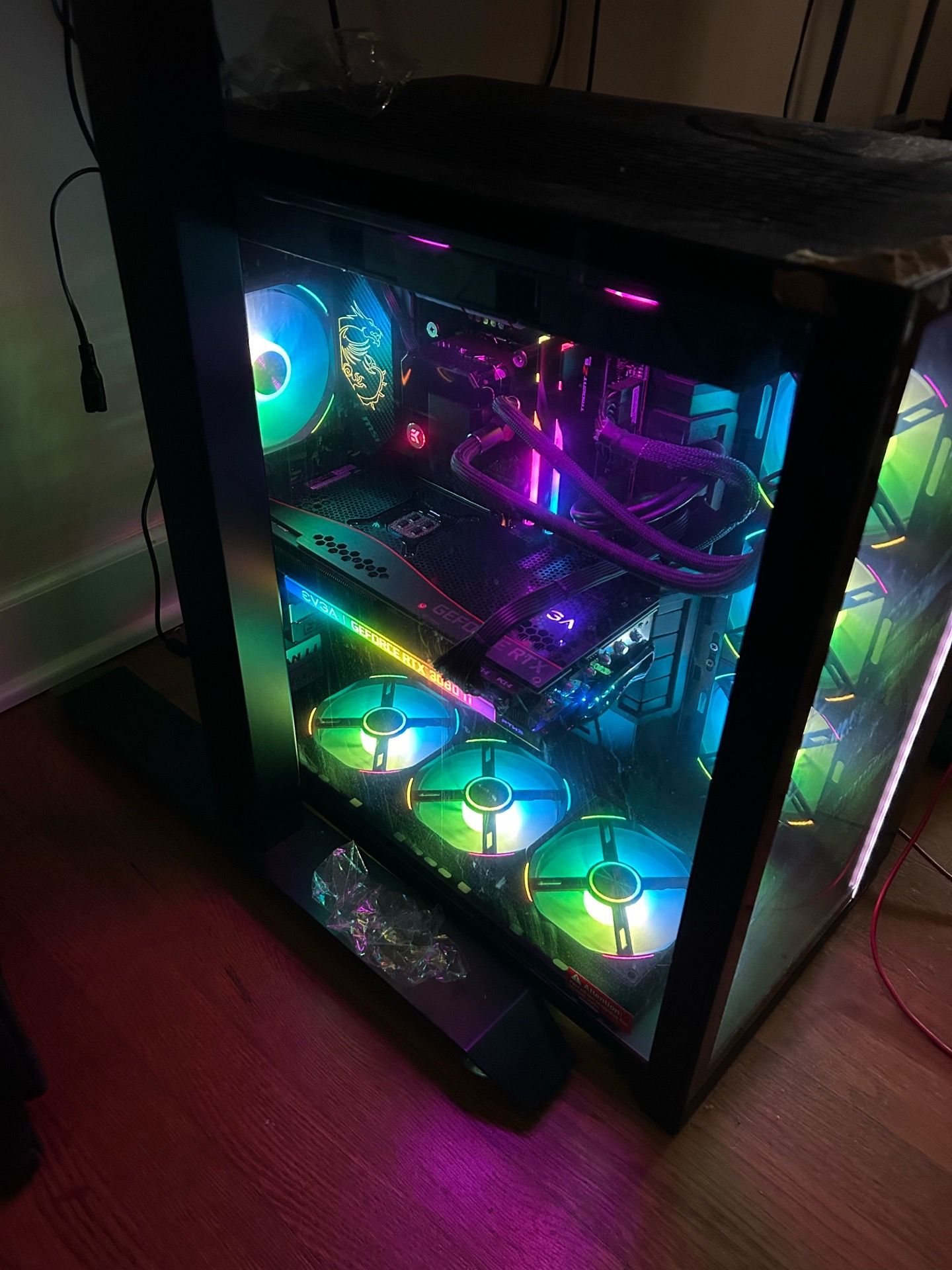 Gaming PC with monitors and peripherals if wanted.