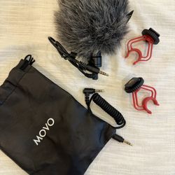 Movo VXR10 Universal Shotgun Mic for Camera - Camera Microphone for DSLR, iPhone and Android Smartphones - Compatible with Canon EOS, Nikon, and Sony 