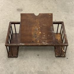 Vintage Wooden Bed Desk Tray