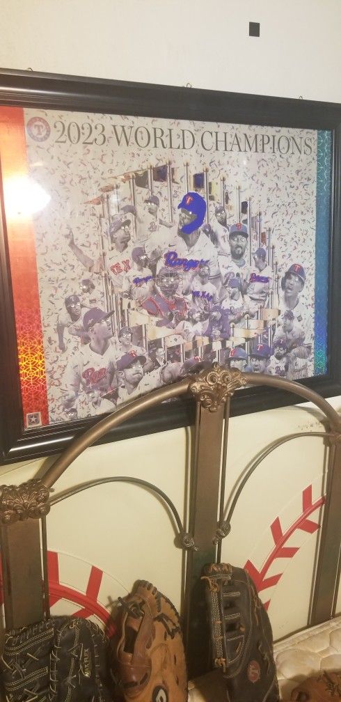Framed 2023 World Series Champions
