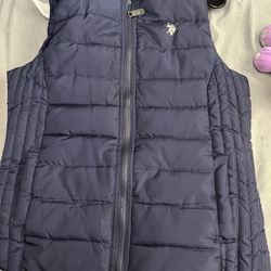 Navy Blue Polo Vest