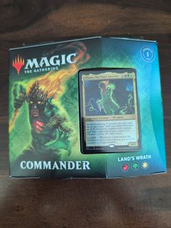 Land's Wrath Magic the Gathering Commander Sealed