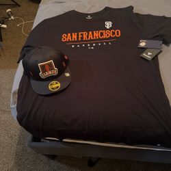 San Francisco Giants Tee And Hat