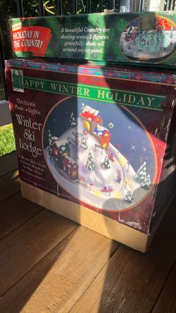 Vintage Ski Lodge Christmas Decor