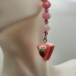 Strawberry Cake Earrings