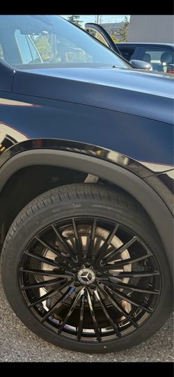 Mercedes Gle gl ml 22” new blk amg style rims new tires set sample pic