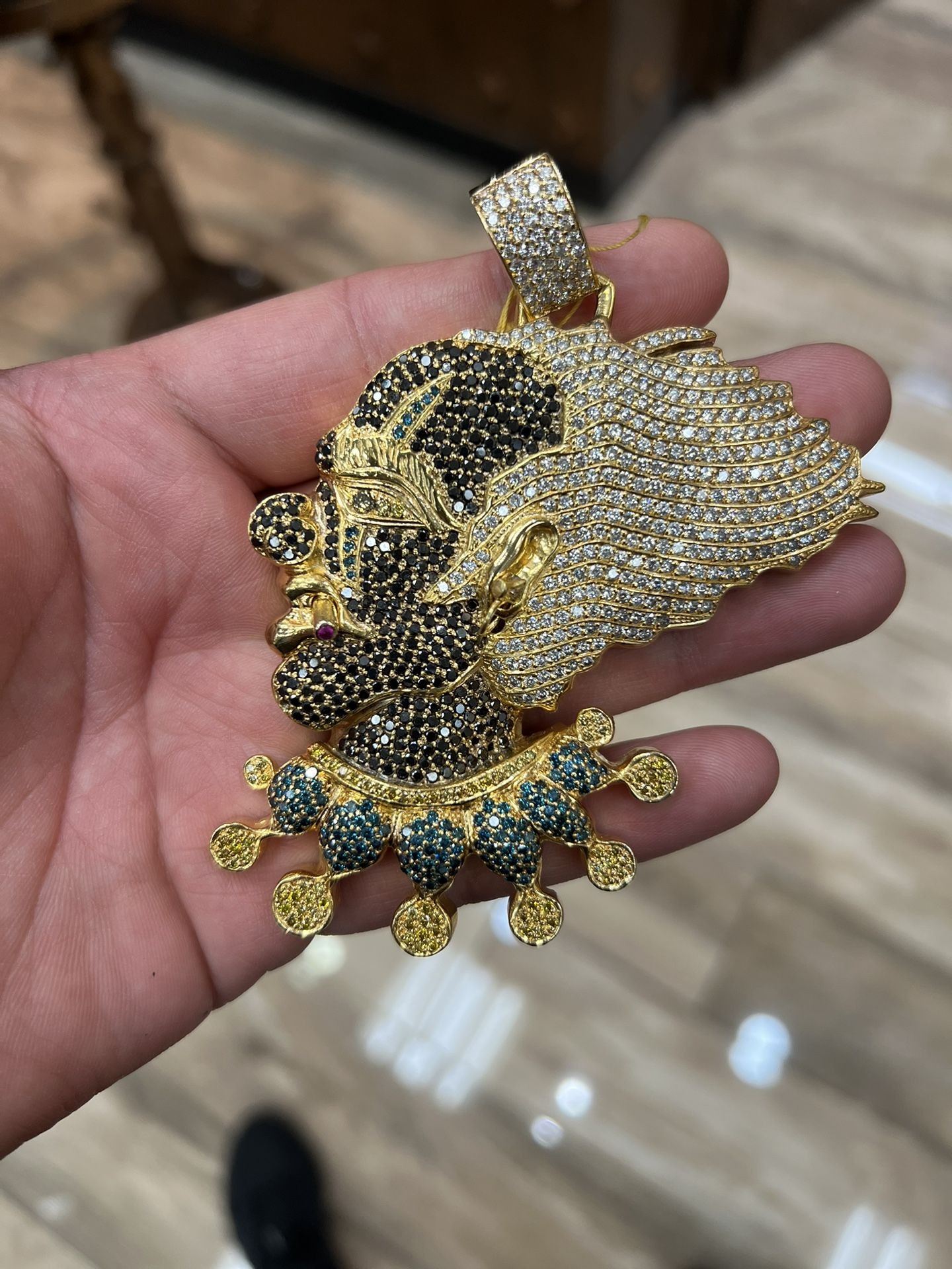 Diamond Clown Medallion