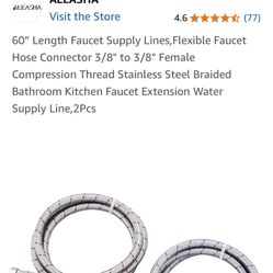 5 Foot Faucet Supply Lines