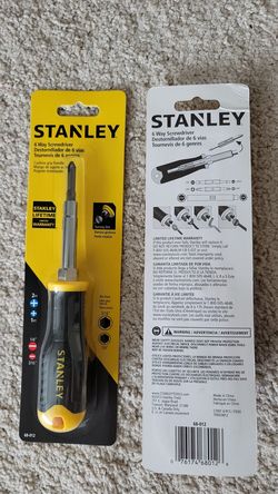 Stanley 6 Way Screwdriver