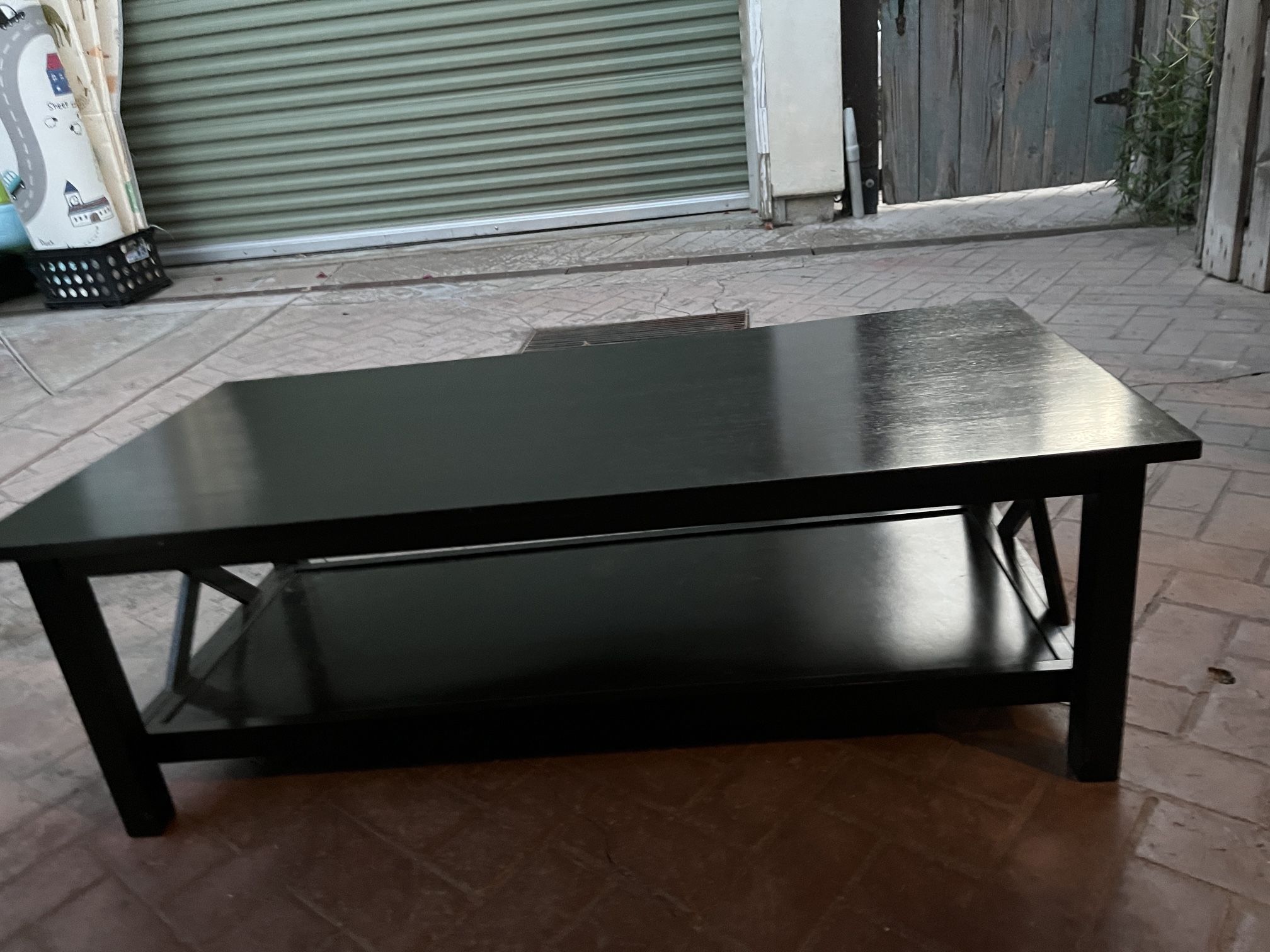 Wooden Black Coffee Table