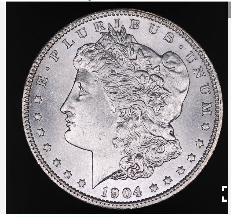 1904 o GEM BU +++++ MORGAN SILVER DOLLAR COIN