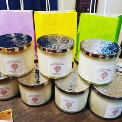 3 wick Soy Wax  Candles 45 hour burn time 14.5oz.