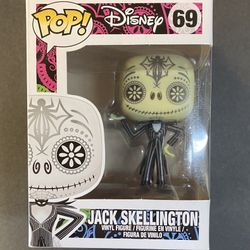 Funko POP! Disney: JACK SKELLINGTON Day of the Dead Figure #69 w/ Protector