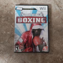 Nintendo Wii Game Don King Boxing