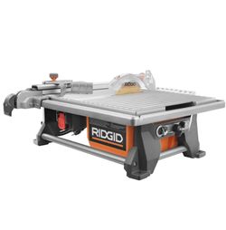 RIDGID 7 In. Table Top Wet Tile Saw