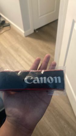 Cannon camera strap