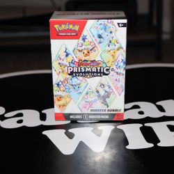The Pokemon TCG: Prismatic Evolutions Booster Pack. 