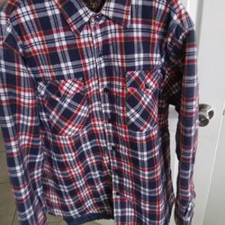 Vintage Grizzly Lined Flannel Size Large
