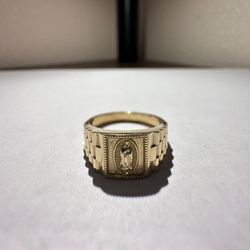 Virgin Mary Ring (Virgencita Anillo) 14k Gold
