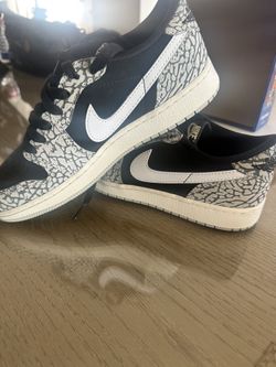 Air Jordan 1 Retro Low OG Black Cement 