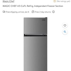 Refrigerator Magic Chef 4.5 Cu. Ft.