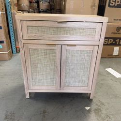 New Sideboard Buffet Storage Cabinet,Rattan Accent Cabinet with Doors and Drawer