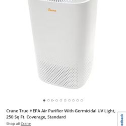 Crane True HEPA Air Purifier 