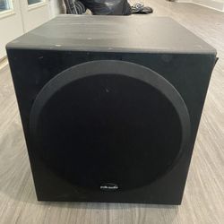 Polk Audio PSW350 100W Powered 10 inch Subwoofer Home Audio