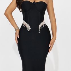 Fashion Nova Embellished Gown