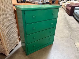 Vibrant Green Painted Petite Dresser