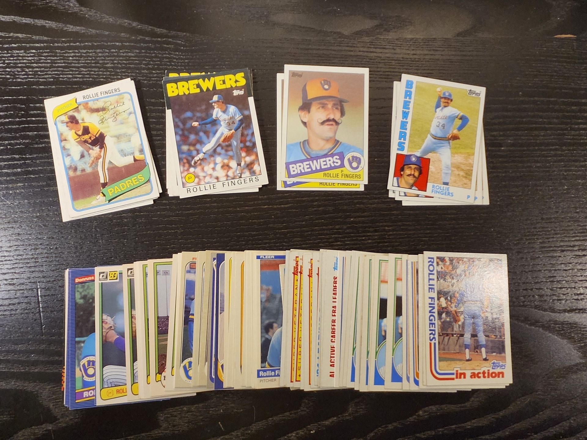 Rollie Fingers Baseball Card Collection