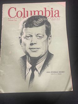 Nights of Columbus, 1964 John Fitzgerald, Kennedy