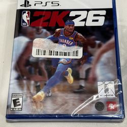 2K26 Basketball PlayStation 5 Ps5 Game Video Gamers New Disc Sony NBA 2026 Sports 