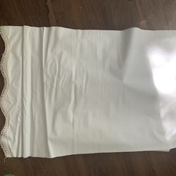 Vinyl Roller Shades/ Blinds With Lace Trim