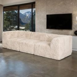 Sand Compressed Foam, Corduroy Couch Sofa FM62102BG-SF-PK