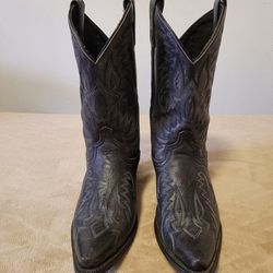 Laredo Men's Garrett Leather Boots, Size 10.5 US