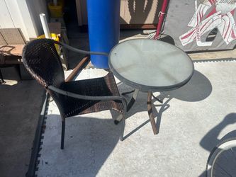 Table and chair